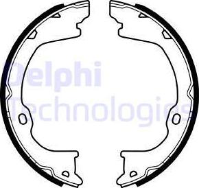 Delphi LS2055 - Комплект тормозов, ручник, парковка autodnr.net