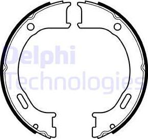 Delphi LS2076 - Комплект гальм, ручник, парковка autocars.com.ua