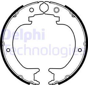 Delphi LS2082 - Комплект тормозов, ручник, парковка autodnr.net
