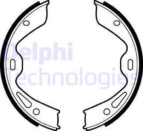Delphi LS2120 - Комплект тормозов, ручник, парковка autodnr.net