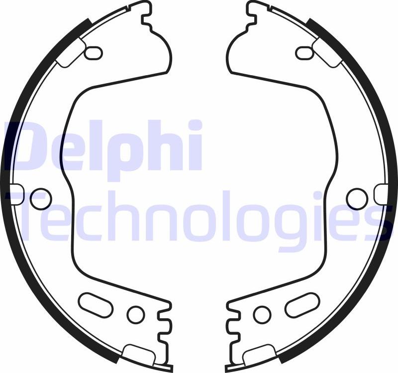 Delphi LS2155 - Комплект гальм, ручник, парковка autocars.com.ua