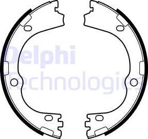 Delphi LS2166 - Комплект гальм, ручник, парковка autocars.com.ua