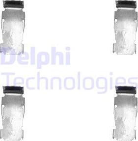 Delphi LX0133 - Комплектуючі, колодки дискового гальма autocars.com.ua