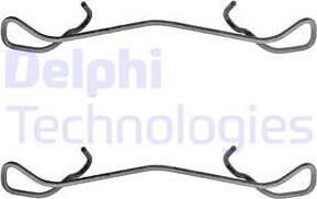 Delphi LX0169 - Комплектуючі, колодки дискового гальма autocars.com.ua