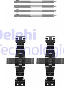 Delphi LX0674 - Комплектуючі, колодки дискового гальма autocars.com.ua