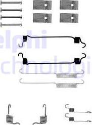 Delphi LY1120 - Комплектующие, барабанный тормозной механизм avtokuzovplus.com.ua