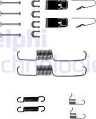 Delphi LY1144 - Комплектуючі, барабанний гальмівний механізм autocars.com.ua