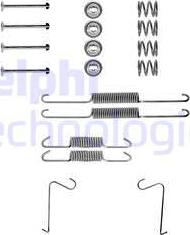 Delphi LY1158 - Комплектующие, барабанный тормозной механизм avtokuzovplus.com.ua