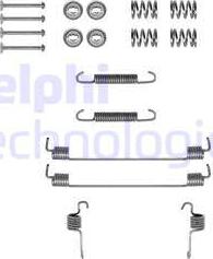 Delphi LY1290 - Комплектующие, барабанный тормозной механизм autodnr.net