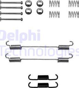 Delphi LY1301 - Комплект монтажний колодок autocars.com.ua