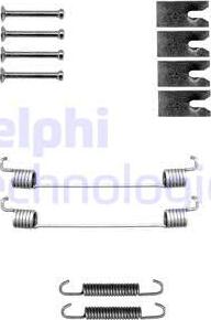 Delphi LY1335 - Комплектующие, барабанный тормозной механизм avtokuzovplus.com.ua