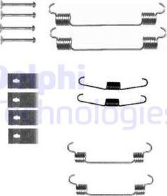 Delphi LY1343 - Комплектуючі, барабанний гальмівний механізм autocars.com.ua