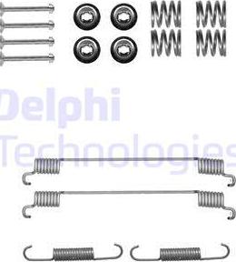 Delphi LY1365 - Комплектующие, барабанный тормозной механизм avtokuzovplus.com.ua