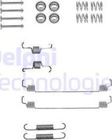 Delphi LY1376 - Комплектующие, барабанный тормозной механизм avtokuzovplus.com.ua