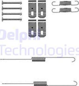 Delphi LY1382 - Комплектуючі, барабанний гальмівний механізм autocars.com.ua