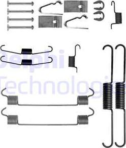 Delphi LY1421 - Комплектуючі, барабанний гальмівний механізм autocars.com.ua