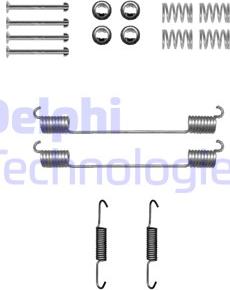 Delphi LY1425 - Комплектующие, барабанный тормозной механизм avtokuzovplus.com.ua