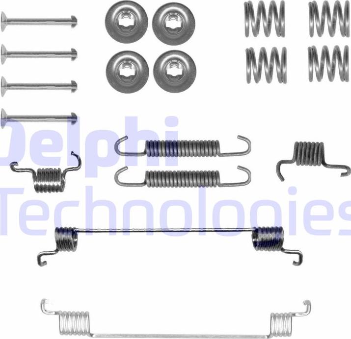 Delphi LY1437 - Комплектуючі, барабанний гальмівний механізм autocars.com.ua