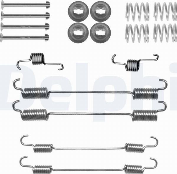 Delphi LY1447 - Комплектуючі, барабанний гальмівний механізм autocars.com.ua