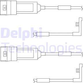 Delphi LZ0123 - Сигналізатор, знос гальмівних колодок autocars.com.ua