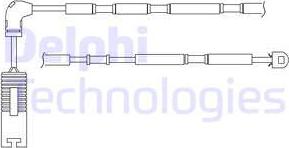 Delphi LZ0182 - Сигнализатор, износ тормозных колодок avtokuzovplus.com.ua