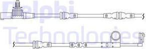 Delphi LZ0197 - Сигнализатор, износ тормозных колодок avtokuzovplus.com.ua