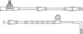 Alpha Brakes HCZ-LR-007 - Контрольний контакт, контроль шару гальмівних колодок autocars.com.ua