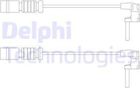 Delphi LZ0230 - Сигнализатор, износ тормозных колодок autodnr.net