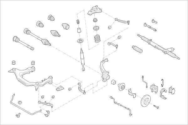 Delphi OE-AUDI-000014853-F - Подвеска колеса avtokuzovplus.com.ua