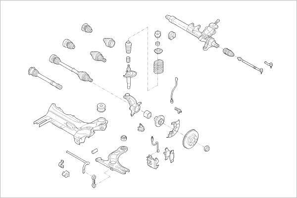 Delphi OE-AUDI-000005601-F - Подвеска колеса avtokuzovplus.com.ua