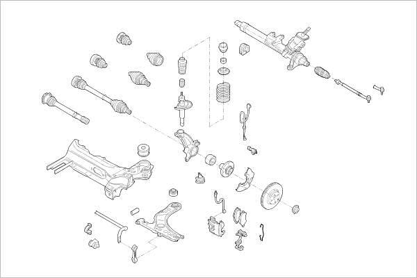 Delphi OE-AUDI-000005602-F - Підвіска колеса autocars.com.ua