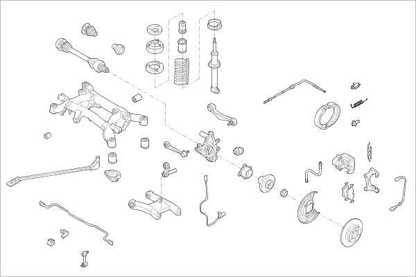 Delphi OE-BMW-000010300-R - Підвіска колеса autocars.com.ua