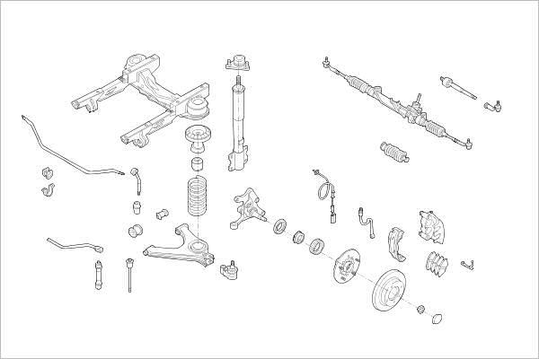 Delphi OE-FORD-000001122-F - Подвеска колеса avtokuzovplus.com.ua