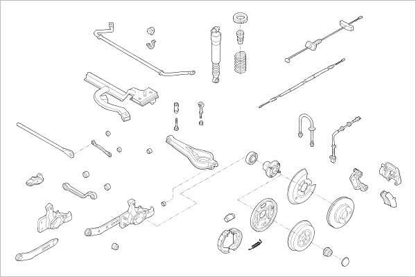 Delphi OE-FORD-000005830-R - Подвеска колеса avtokuzovplus.com.ua