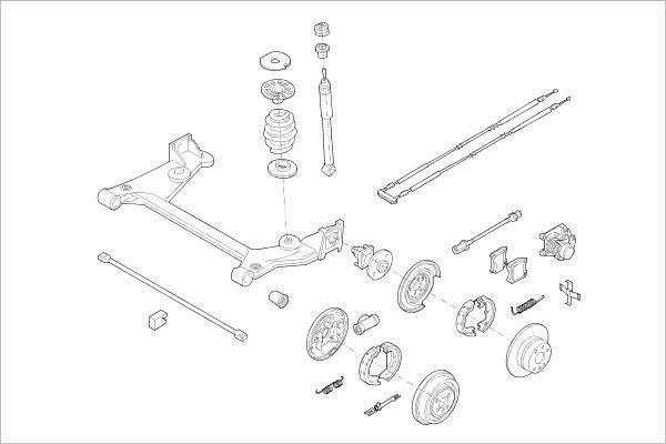 Delphi OE-OPEL-000003880-R - Підвіска колеса autocars.com.ua