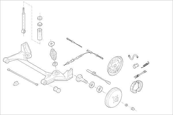 Delphi OE-OPEL-000009012-R - Підвіска колеса autocars.com.ua