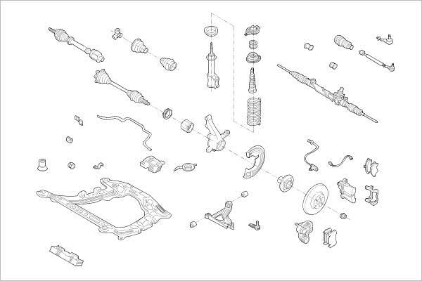 Delphi OE-RENA-000002049-F - Підвіска колеса autocars.com.ua