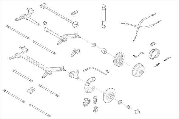 Delphi OE-RENA-000002129-R - Підвіска колеса autocars.com.ua