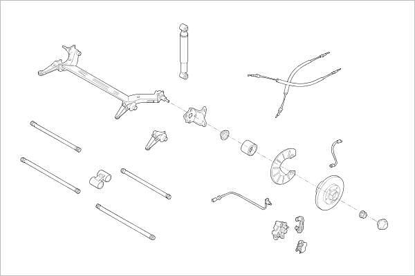 Delphi OE-RENA-000004806-R - Підвіска колеса autocars.com.ua