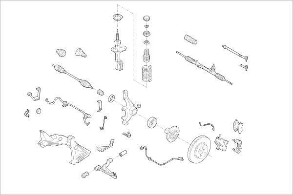 Delphi OE-RENA-000015109-F - Підвіска колеса autocars.com.ua