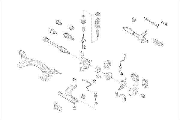 Delphi OE-SEAT-000008897-F - Підвіска колеса autocars.com.ua