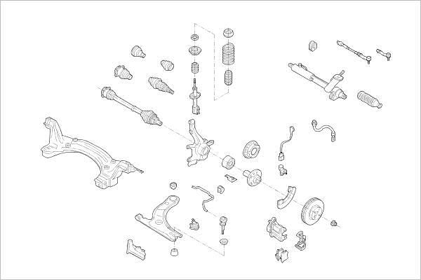 Delphi OE-SEAT-000014426-F - Підвіска колеса autocars.com.ua