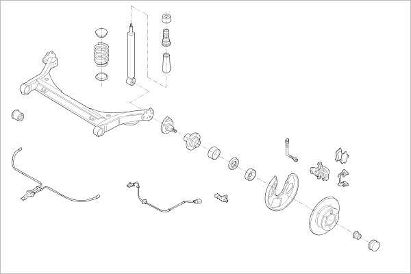 Delphi OE-SEAT-000014426-R - Підвіска колеса autocars.com.ua