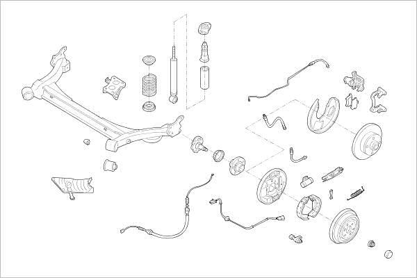 Delphi OE-SKOD-000007909-R - Подвеска колеса avtokuzovplus.com.ua