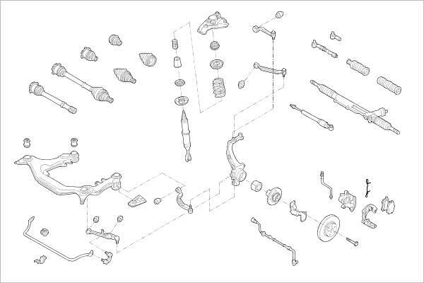 Delphi OE-VW-000016312-F - Подвеска колеса avtokuzovplus.com.ua