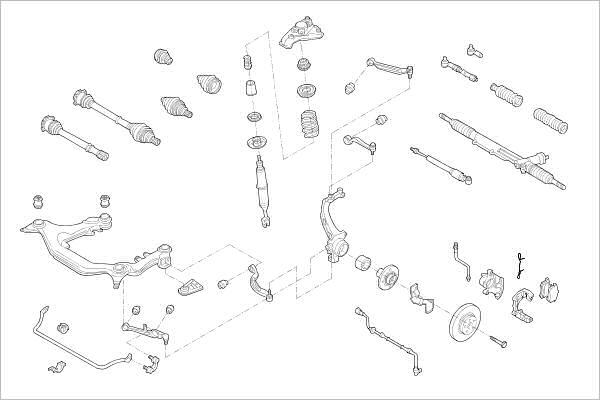 Delphi OE-VW-000008443-F - Подвеска колеса avtokuzovplus.com.ua