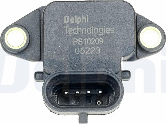 Delphi PS10209 - Датчик, давление наддува avtokuzovplus.com.ua