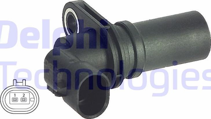 Delphi SS10728-12B1 - Датчик імпульсів, колінчастий вал autocars.com.ua