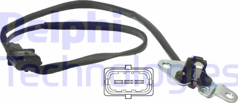 Delphi SS11004 - Датчик, положення розподільного валу autocars.com.ua