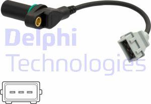 Delphi SS11252 - Датчик імпульсів, колінчастий вал autocars.com.ua
